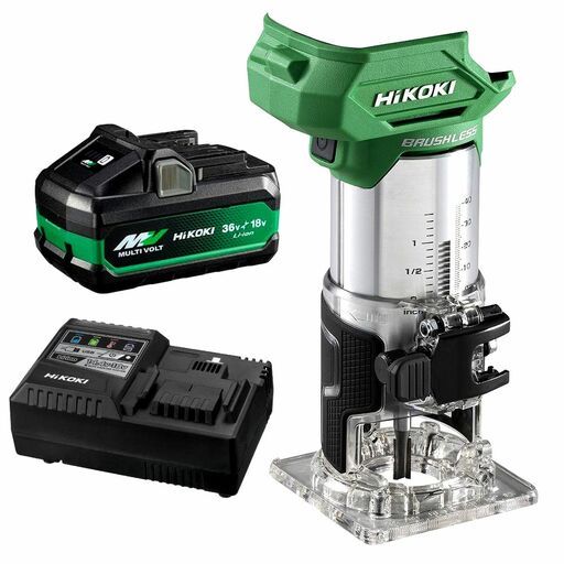 HiKOKI M1808DA(PMZ) (AU48000059) 18V Li-ion Cordless Brushless Laminate Trimmer Combo Kit with BONUS Blower – image 5