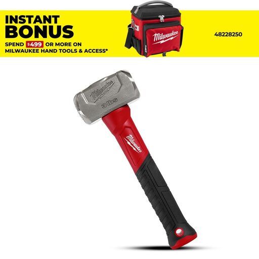 Milwaukee 48229310 3lb (1.3kg) Fibreglass Drilling Hammer