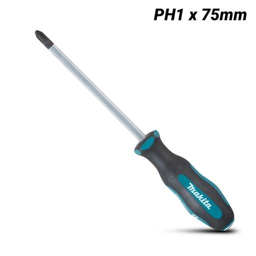 Makita B-66064 PH1 x 75mm Phillips Head Go Through Screwdriver
