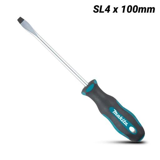 Makita B-66020 SL4 x 100mm Slotted Screwdriver