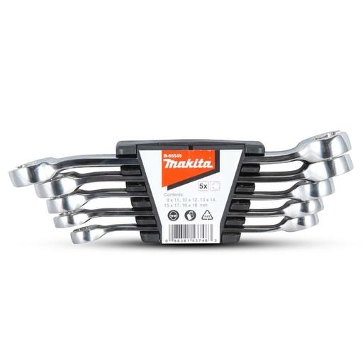Makita B-65545 5pce Metric Flare Nut Wrench Set