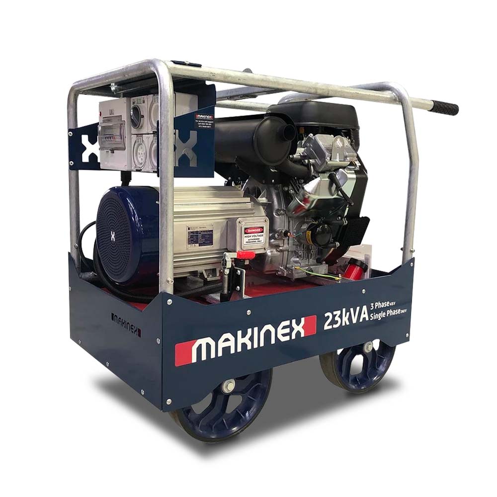 Makinex GEN-23P-AU 23kVA 415V Three-Phase EFI Petrol Generator - Powered by Vanguard – image 1