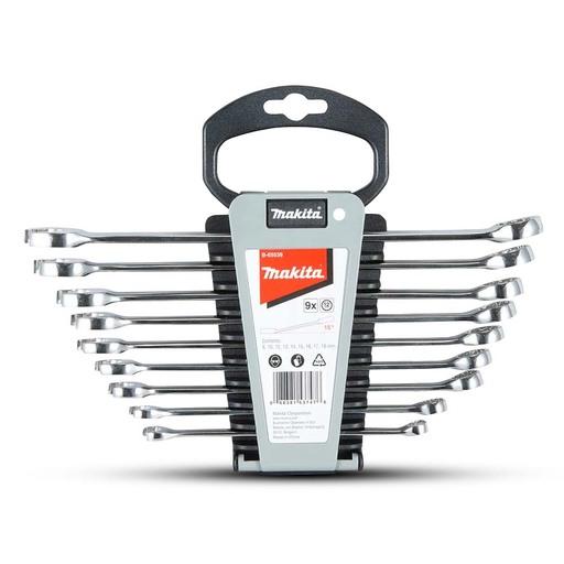 Makita B-65539 9pce Metric Combination Wrench Set