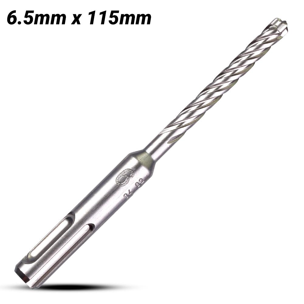 Milwaukee 4932430134 6.5mm x 115mm SDS Plus 4 Cutter Drill Bit – image 2