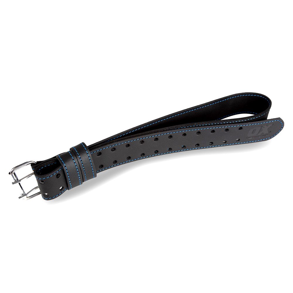 OX Tools OX-T265802 50mm (2") OX TRADE Black Leather Belt – image 1