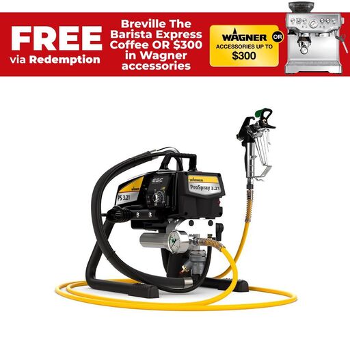 Wagner ProSpray 3.21 Skid (0558009A) 0.8HP Airless Paint Spray Gun