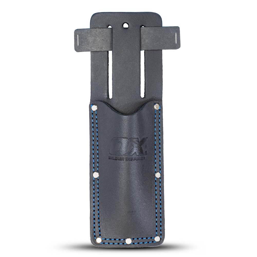 OX Tools OX-T265703 Heavy Duty Black Leather Chisel Holder – image 1