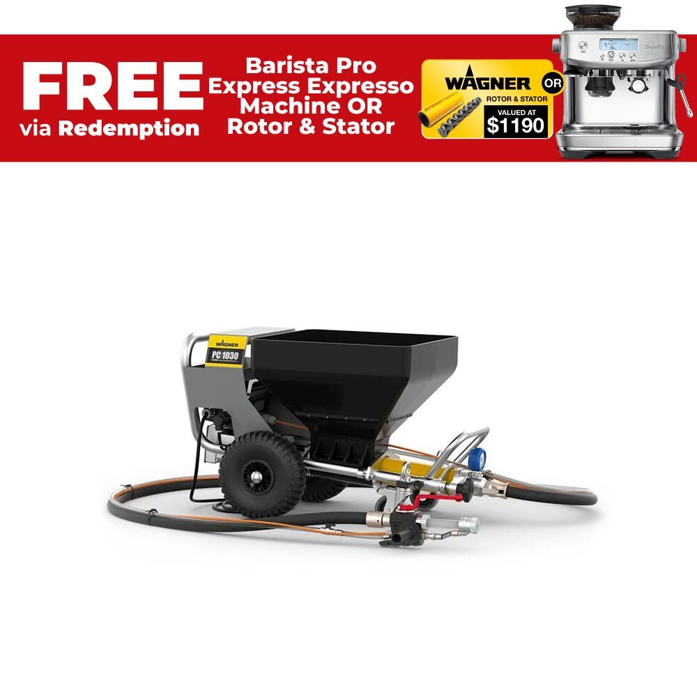Wagner PlastCoat 1030 (2361588) 2.9HP Render & Texture Paint Spray Gun Pack – image 1