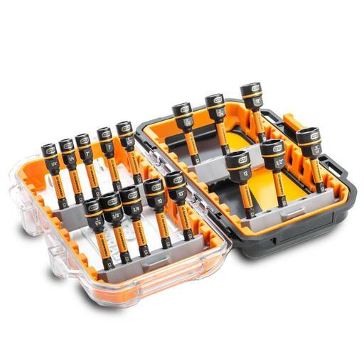 GEARWRENCH 86171 16pce 1/4" Drive Bolt Biter Impact Nut Extractor & Driver Set – image 2
