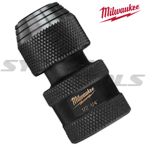 Milwaukee 48034410 Shockwave 1/2" Square x 1/4" Hex Adapter 