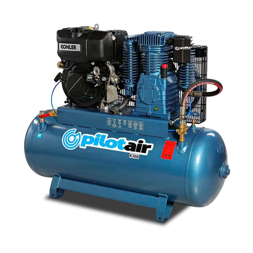 Pilot Air K30D 1100Kpa 2 Cylinder Heavy Duty Diesel Reciprocating Air ...