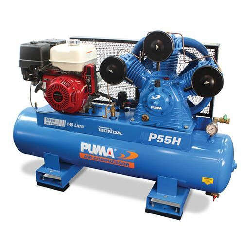 PUMA Air Compressor PU P55H ES 13HP 140RPM Electric Start Petrol Compressor – image 3