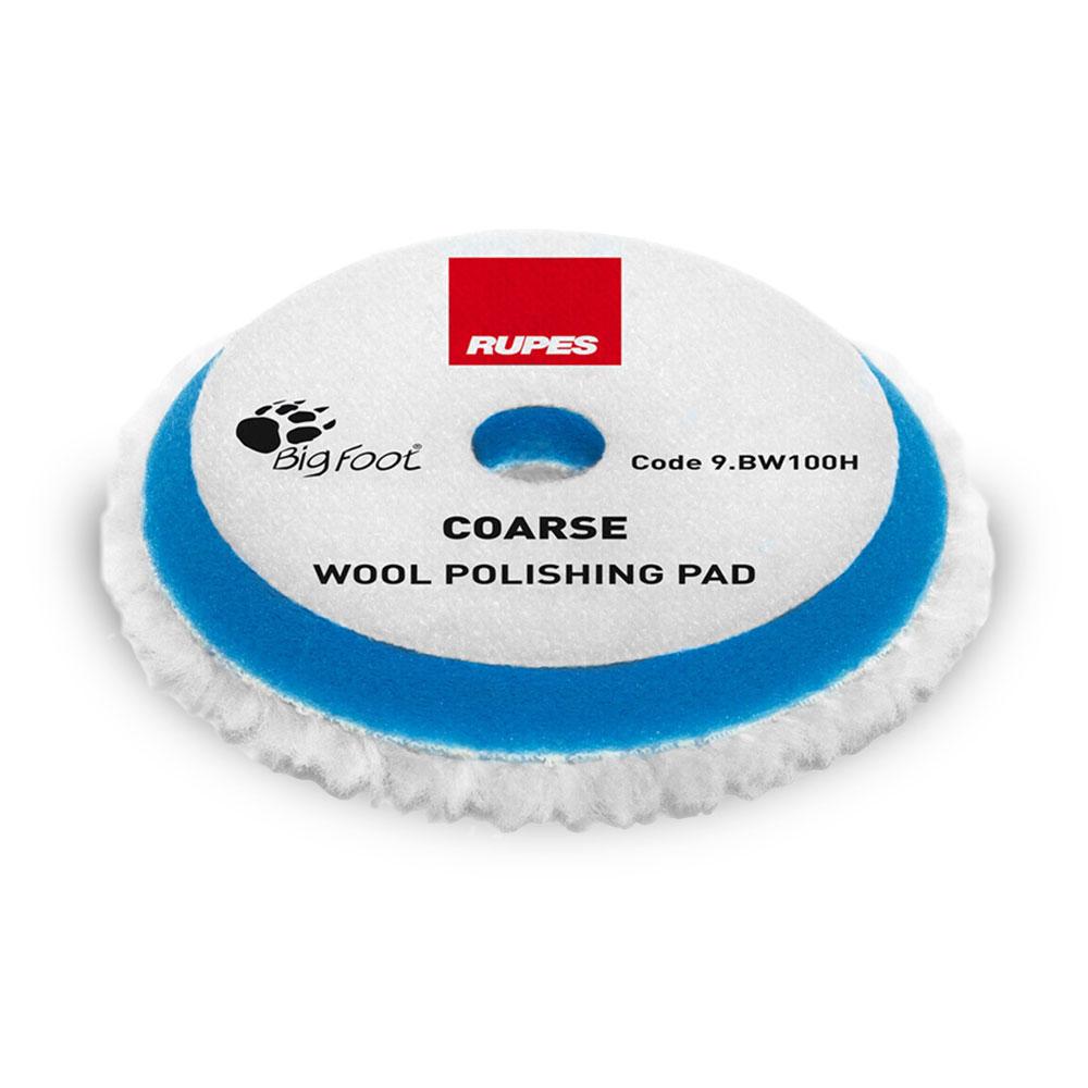 Rupes 9.BW100H/1 80/90mm Big Foot Blue Coarse Wool Polishing Pad