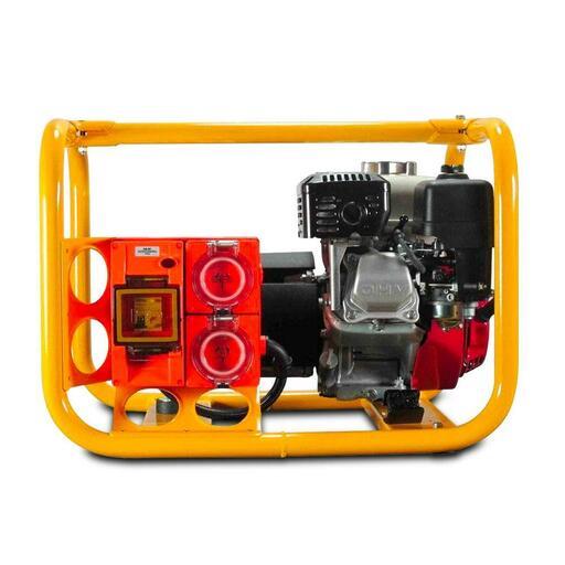 Powerlite PH03304000 3.3kVA Single Phase Recoil Start Worksite Petrol Generator - Powered by Honda