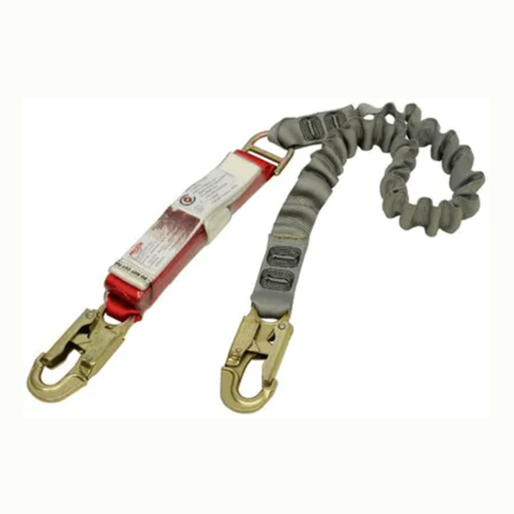 3M 7012889547 (70007940599) 3M™ PROTECTA® Shock Absorbing Elasticated Webbing Lanyard - Single Tail AE529E/3AU, Red, 1 EA/Case – image 1