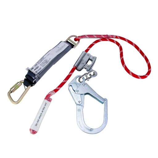3M 7012884519 (AT010644832) Protecta® Adjustable Rope Lanyard with Scaffold Hook – 2m | AE529ADJ/10R