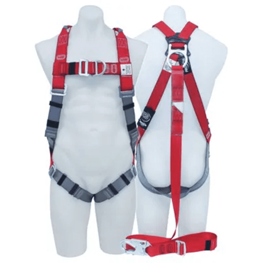 3M 70804400706 (AB126-36S) 3M™ PROTECTA® PRO Riggers with Adj Integral Lanyard and Snap Hook AB126-36S, Red and Grey, Small, 1 EA/Case