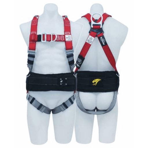 3M 70804400649 (AB125S) 3M™ PROTECTA® PRO Scaffolders Harness AB125S, Red and Grey, Small, 1 EA/Case