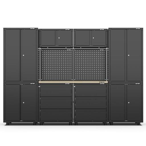 Daytona DWB3000 2710mm x 480mm x 1870mm Black Workshop Storage Cabinet Set – image 3