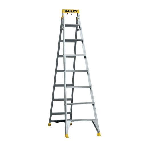 Bailey FS13990 2.4m/4.4m 150kg Pro Aluminium Dual Purpose 8 Step Punchlock Ladder – image 5
