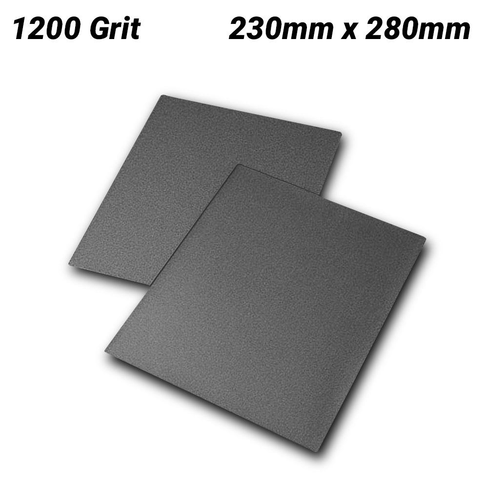 3M 7012870483 (UU011328034) (734) 230mm x 280mm Wetordry™ 734 P1200 Paper Sheets – image 1