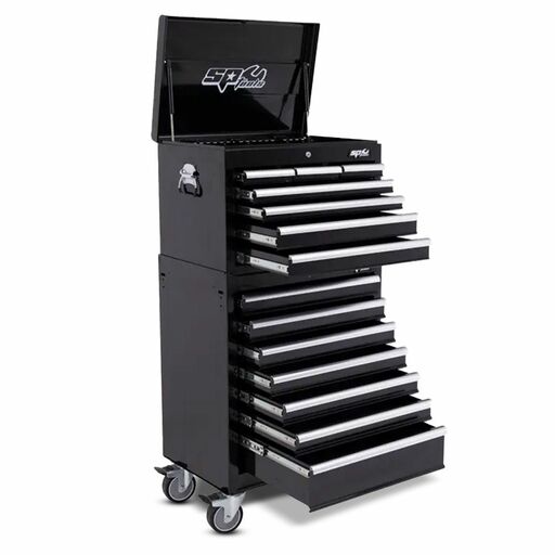 SP Tools SP50125X 293pce Metric/SAE Tool Kit in 15 Drawer Custom Series Roller Cabinet & Tool Box with EVA Foam Trays – image 7