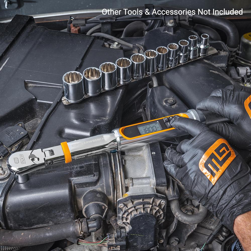 GEARWRENCH 85195 3/8" Drive 120XP Flex Head Electronic Torque Wrench