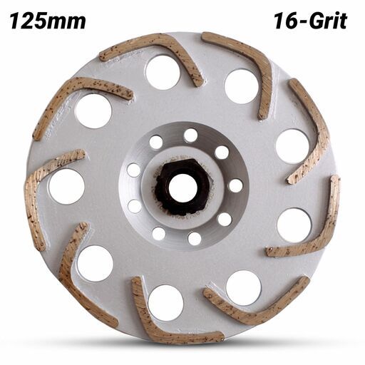 Husqvarna 585672302 125mm Spiral (Soft) 16-Grit Diamond Cup