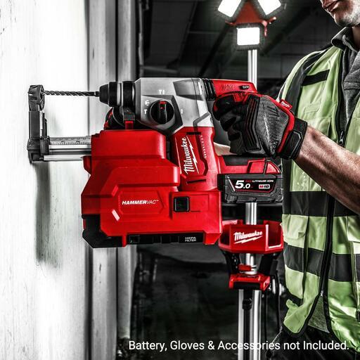 Milwaukee M18BLH0 18V Li-ion Cordless Brushless 26 mm SDS Plus Rotary Hammer - Skin Only – image 3