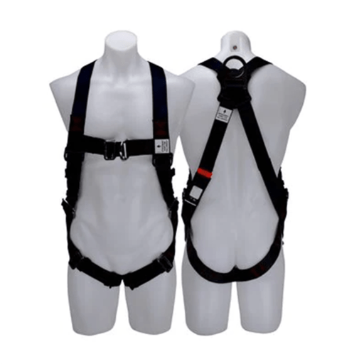 3M AT010644188 (1161661) 3M™ PROTECTA® X Riggers Harness with Stainless Steel and Pass Through Buckles 1161661, Red and Black, Medium, 1 EA/Case