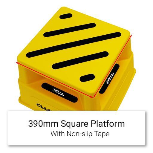 Climbrite CSS250 250kg Moulded Industrial Yellow Safety Step – image 3