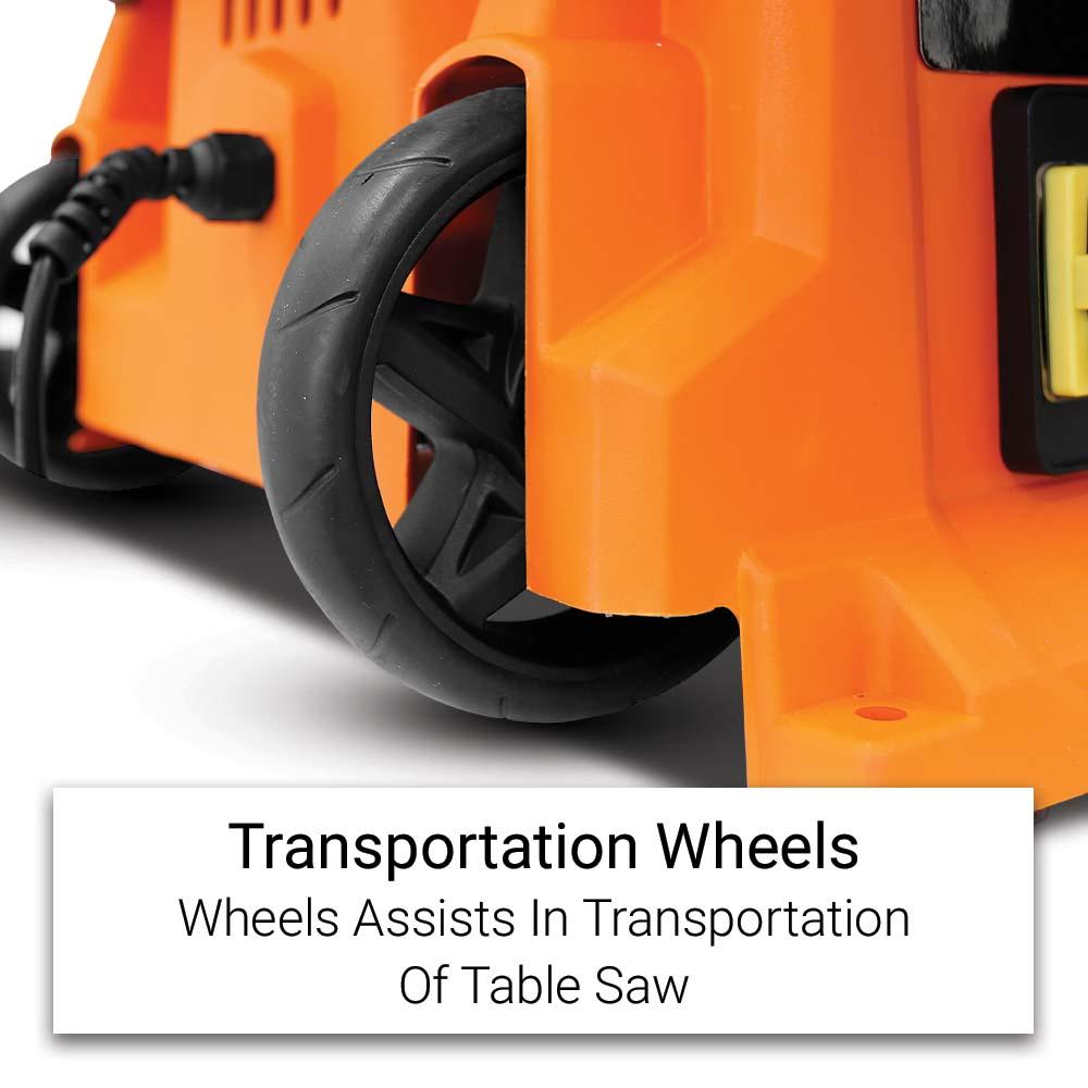 Bayer BPTS255 2000W 255mm (10") Portable Table Saw With Wheels