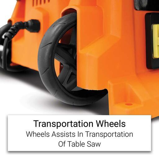 Bayer BPTS255 2000W 255mm (10") Portable Table Saw With Wheels – image 3