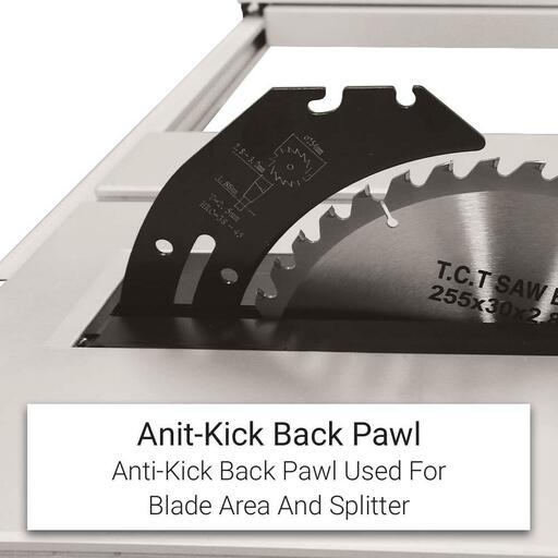 Bayer BPTS255 2000W 255mm (10") Portable Table Saw With Wheels – image 12