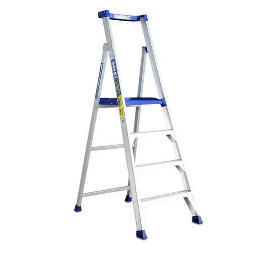 Bailey FS13581 1.2m 150kg HD Aluminium 4 Step Riveted Platform Ladder