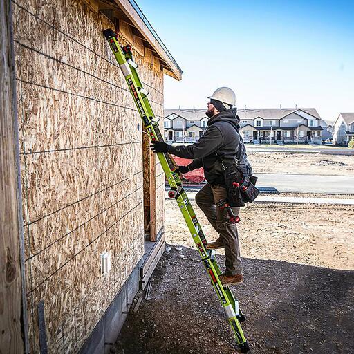 Little Giant Ladder Systems 16113-440 0.9m-2.4m 150kg Dark Horse 2.0 Fibreglass Dual Purpose Ladder – image 8
