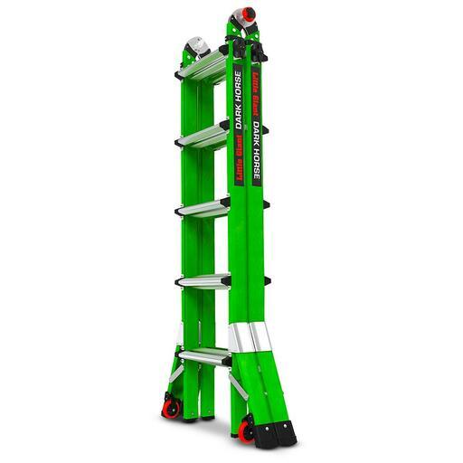 Little Giant Ladder Systems 16122-440 2.05m-4.70m 150kg Dark Horse 2.0 Fibreglass Dual Purpose Ladder – image 3