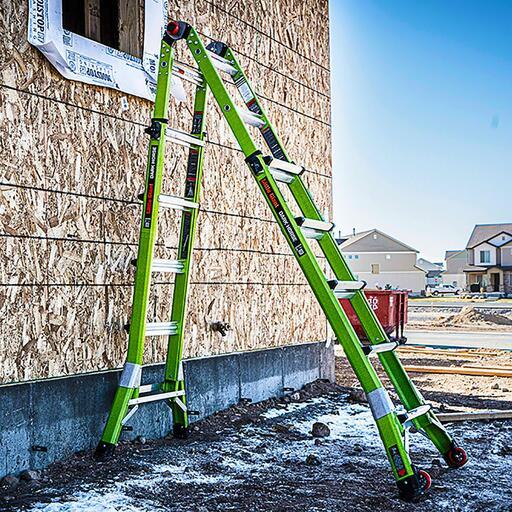 Little Giant Ladder Systems 16122-440 2.05m-4.70m 150kg Dark Horse 2.0 Fibreglass Dual Purpose Ladder – image 9