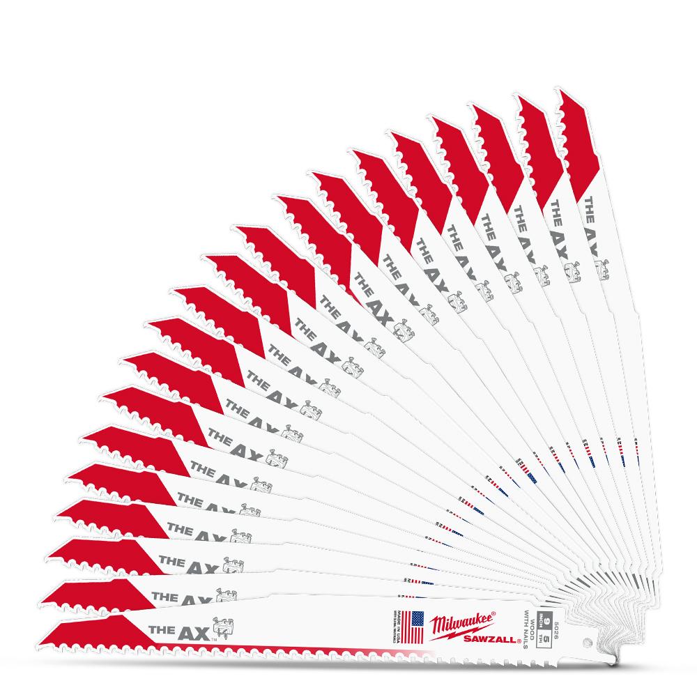 Milwaukee 48005026A 100-Pack 230mm 5TPI The AX SAWZALL Reciprocating Blades – image 4