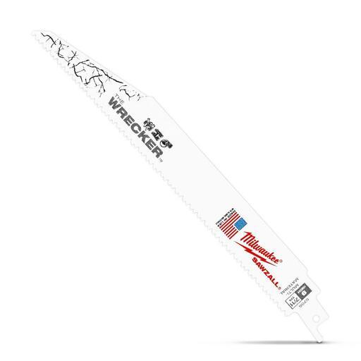 Milwaukee 48008706A 100-Pack 230mm 7/11TPI The WRECKER SAWZALL Demolition Reciprocating Blades – image 5