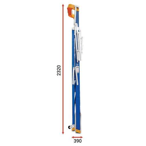 Climbrite CFPL5 5-Step 150kg Fibreglass Safety Gate Platform Ladder – image 4