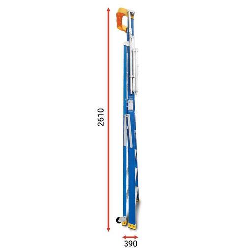 Climbrite CFPL6 6-Step 150kg Fibreglass Safety Gate Platform Ladder – image 4