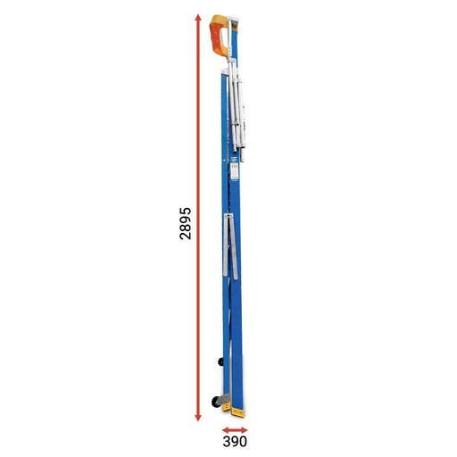 Climbrite CFPL7 7-Step 150kg Fibreglass Safety Gate Platform Ladder – image 4