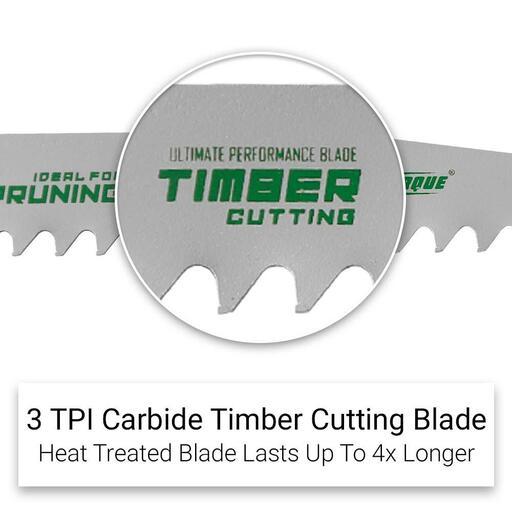 Xtorque X230PRB Single-Pack 230mm (9") 3 TPI Carbide Tipped Pruning Reciprocating Saw Blade – image 3