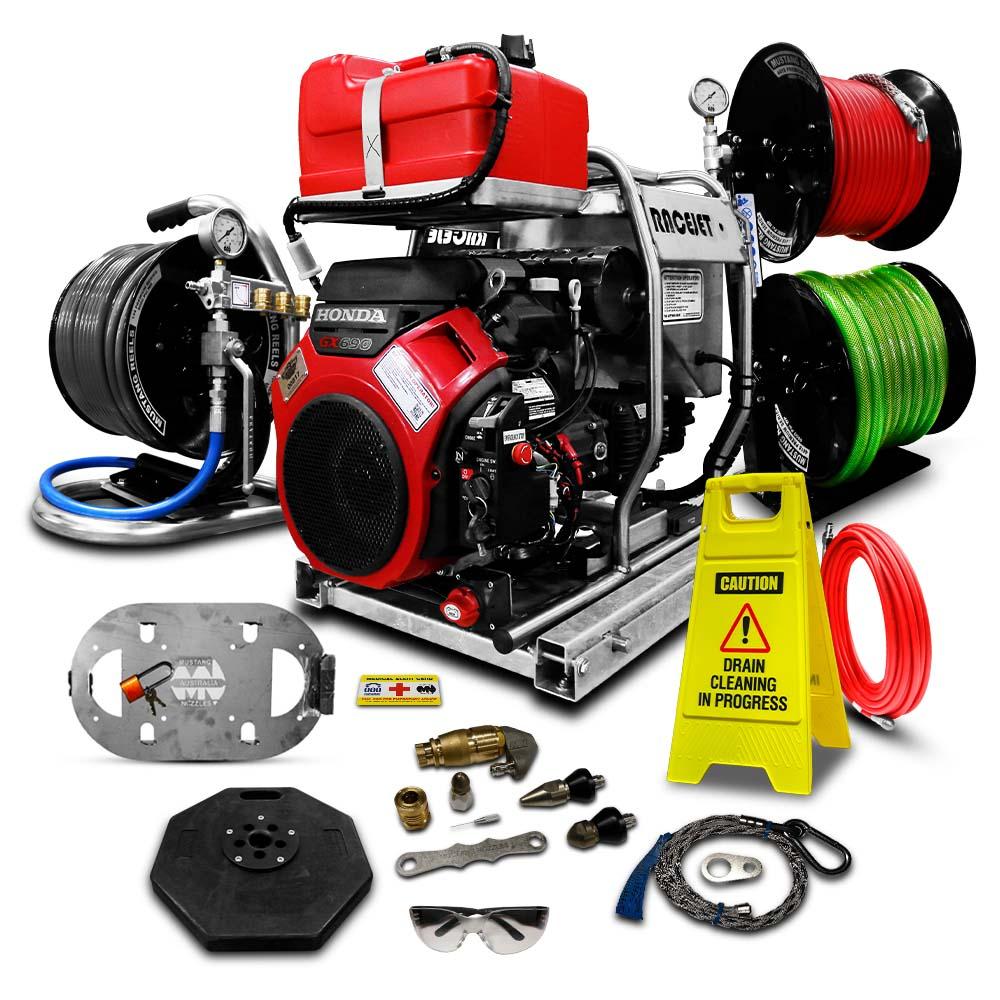Mustang Nozzles ST-RJ5CP Racejet 5000 Water Jetter Pack - Powered by Honda GX690 – image 1
