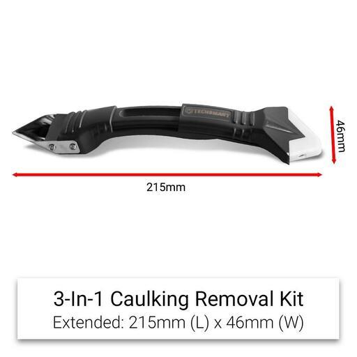 Techsmart TCAUKIT 3-In-1 Silicone Caulking Removal Kit – image 4