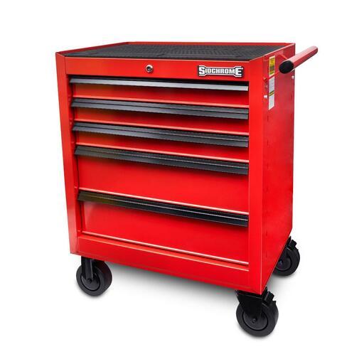 Sidchrome SCMT10160HR 204pce 13 Drawer Red Hyper Colour Series Tool Chest & Cabinet Set – image 5