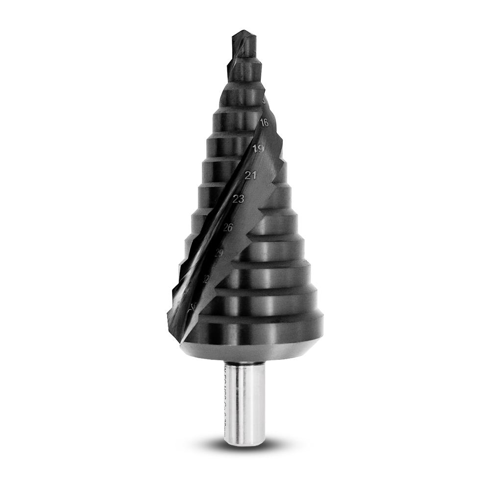 Makita P-70007 6mm-38mm HSS-Co TiN Spiral 12 Step Drill Bit – image 1