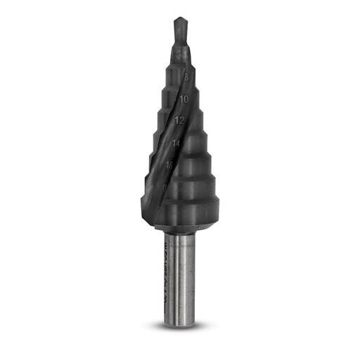 Makita P-69973 4mm-20mm HSS-Co TiN Spiral 9 Step Drill Bit