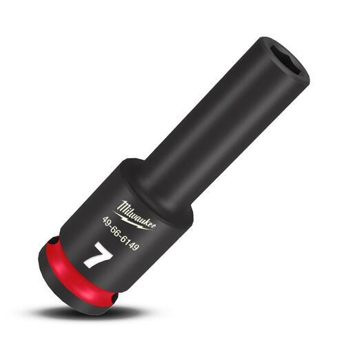 Milwaukee 49666149 7mm 3/8" Drive Shockwave Metric Deep 6 Point Impact Socket – image 4